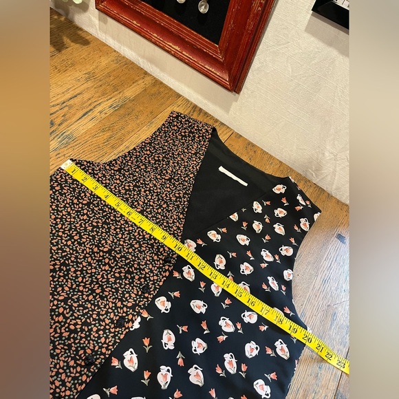 VINTAGE – Sleeveless Mixed Floral Patchwork Top (Approx. Size L) - Picture 3 of 7